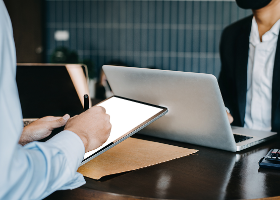 Business professional writing